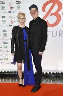 Ellen Dosch and Dr Motte at the 27 B Z Kulturpreis 2018 in the Volksbühne Berlin 09 01 2018 Foto:xN.xKubelkax xFuturexImage
