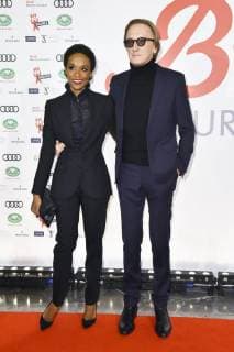 Marius Müller Westernhagen with wife Lindiwe suttle at the 27 B Z Kulturpreis 2018 in the Volksbühne Berlin 09 01 2018 Foto:xN.xKubelkax xFuturexImage