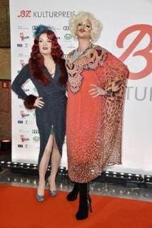Sheila Wolf and Gloria Viagra at the 27 B Z Kulturpreis 2018 in the Volksbühne Berlin 09 01 2018 Foto:xN.xKubelkax xFuturexImage