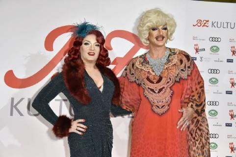 Sheila Wolf and Gloria Viagra at the 27 B Z Kulturpreis 2018 in the Volksbühne Berlin 09 01 2018 Foto:xN.xKubelkax xFuturexImage