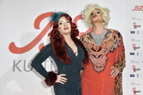 Sheila Wolf and Gloria Viagra at the 27 B Z Kulturpreis 2018 in the Volksbühne Berlin 09 01 2018 Foto:xN.xKubelkax xFuturexImage