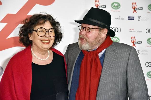 Maria Maas and Walter Plathe at the 27 B Z Kulturpreis 2018 in the Volksbühne Berlin 09 01 2018 Foto:xN.xKubelkax xFuturexImage
