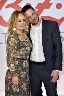 Katharine multiple and Philipp Kain at the 27 B Z Kulturpreis 2018 in the Volksbühne Berlin 09 01 2018 Foto:xN.xKubelkax xFuturexImage