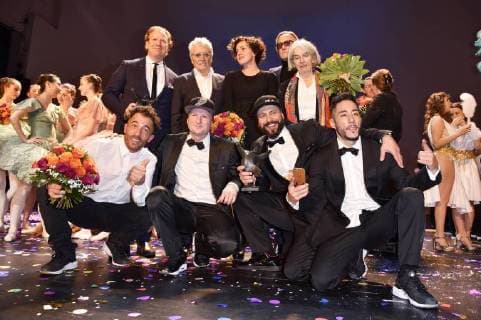Daniel Hope Henry Hall Maria Schrader Marius Müller Westernhagen Donna Leon and the flying steps at the 27 B Z Kulturpreis 2018 in the Volksbühne Berlin 09 01 2018 Foto:xN.xKubelkax xFuturexImage