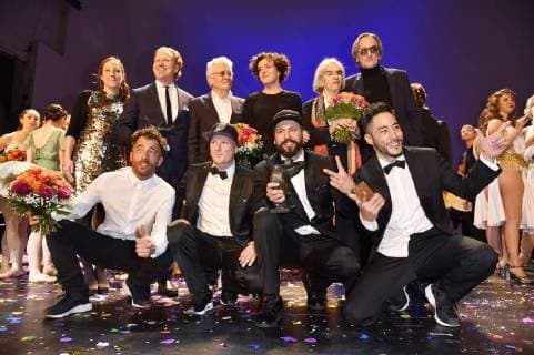 Daniel Hope Henry Hall Maria Schrader Donna Leon Marius Müller Westernhagen and the flying steps at the 27 B Z Kulturpreis 2018 in the Volksbühne Berlin 09 01 2018 Foto:xN.xKubelkax xFuturexImage