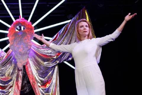 Annette Frier bei der Fotoprobe vom Theaterstück Gott der Allmächtige in der Volksbühne am Rudolfplatz. Köln, 10.01.2018 *** 01 Annette Frier at the photo sample from the play of God Almighty in the Volksbühne am Rudolfplatz Cologne 10 2018 Foto:xC.xHardtx xFuturexImage