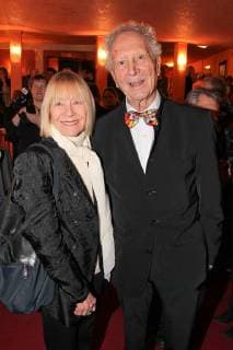 Monika Lundi mit Ehemann Hans Stetter, Theaterpremiere Der Pantoffel Panther in der Komoedie im Bayerischen Hof in Muenchen am 10.01.2018 *** Monika Lundi with husband Hans Stetter Theatre premiere of the Slipper Panther in the comedy in the Bavarian court in Munich on 10 01 2018