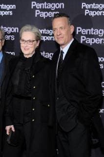 Premiere du film Pentagon papers a Paris. Premiere du film Pantagon Papers. Tom Hanks. Meryl Streep. Premiere of the movie Pentagon papers in Paris. 223434 2018-01-13 Paris France Hanks, Tom; Streep, Meryl  Copyright: xSergexArnalx xStarfacex STAR_223434_038
