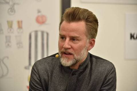Jörn Kengelbach editor in Chief of the magazine architecture and living A W posing on 14 01 2018 in Cologne at the ceremony of A W designer of the year Prize 2018