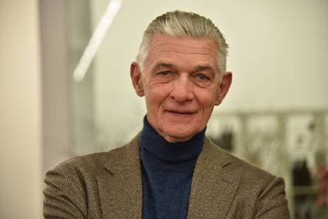 The place Art Director Giulio Cappellini posing on 14 01 2018 in Cologne at the ceremony of A W designer of the year Prize 2018