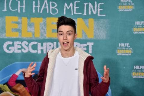 The actor and musician Mario Novembre posing on 14 01 2018 in Cologne at the premiere of the movie help I my parents shrunk 01 in German cinemas coming on 18