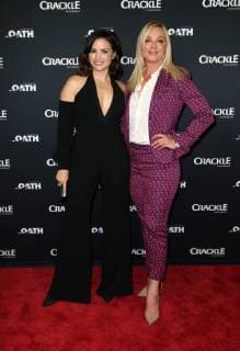 PASADENA, CA - JANUARY 14: Katrina Law, Elisabeth Rohm, at Photo Call For Crackle s The Oath at The Langham Huntington in Pasadena, California on January 14, 2018. Copyright: xFayexSadoux