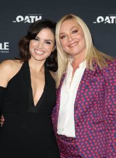 PASADENA, CA - JANUARY 14: Katrina Law, Elisabeth Rohm, at Photo Call For Crackle s The Oath at The Langham Huntington in Pasadena, California on January 14, 2018. Copyright: xFayexSadoux