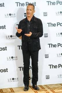 Foto IPP Andrea Oldani Milano, 15 01 2018 Photcall del Film The Post Nella foto, Tom Hanks, attore italyphotopress world copyright  0