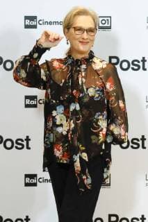 Foto IPP Andrea Oldani Milano, 15 01 2018 Photcall del Film The Post Nella foto, Meryl Streep, attrice italyphotopress world copyright  0