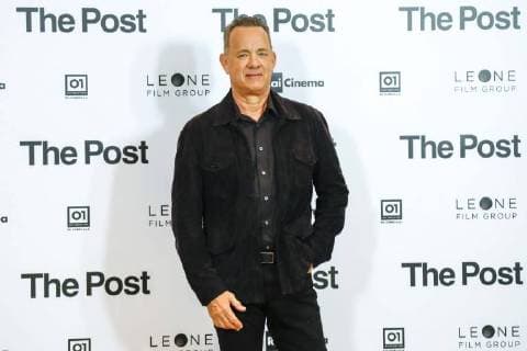Foto IPP Andrea Oldani Milano, 15 01 2018 Photcall del Film The Post Nella foto, Tom Hanks, attore italyphotopress world copyright  0