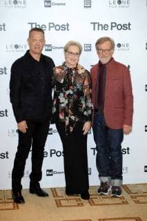 Milan, Photocall film The post Pictured: Tom Hanks, Meryl Streep, Steven Spielberg  Copyright: xAlbertoxTerenghix xIPAx xComi Terenghix