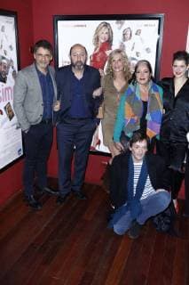 Pascal Elbe - Kad Merad - Michele Laroque - Francoise Fabian - Oriane Deschamps - Pierre Palmade CELEBRITES : Avant premiere du film Brillantissime - Paris - 15 01 2018 StephenCaillet Panoramic 