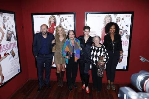 Kad Merad - Michele Laroque - Francoise Fabian - Oriane Deschamps - Marthe Villalonga CELEBRITES : Avant premiere du film Brillantissime - Paris - 15 01 2018 StephenCaillet Panoramic 