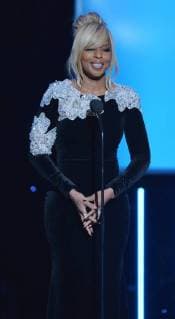 Actress and singer Mary J. Blige appears onstage during the 49th NAACP Image Awards at the Pasadena Civic Auditorium in Pasadena, California on January 15, 2018. The NAACP Image Awards celebrates the accomplishments of people of color in the fields of television, music, literature and film and also honors individuals or groups who promote social justice through creative endeavors.during the 49th NAACP Image Awards at the Pasadena Civic Auditorium in Pasadena, California on January 15, 2018. The NAACP Image Awards celebrates the accomplishments of people of color in the fields of television, music, literature and film and also honors individuals or groups who promote social justice through creative endeavors. during the 49th NAACP Image Awards at the Pasadena Civic Auditorium in Pasadena, California on January 15, 2018. The NAACP Image Awa LAP20180115949 JIMxRUYMEN