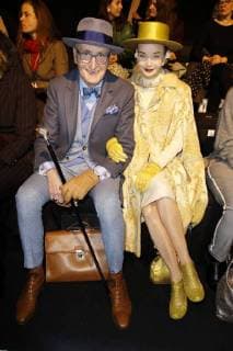 Themen der Woche Bilder des Tages Günther Krabbenhöft und Britt Kanja bei der Ewa Herzog Fashion Show im Rahmen der MBFW auf der Berlin Fashion Week Autumn Winter 2018 im E-Werk. Berlin, 16.01.2018 *** Günther Krabbenhöft and Britt Kanja at the Ewa Duke fashion show during MBFW on the Berlin fashion week autumn winter 2018 in the E-work Berlin 16 01 2018 Foto:xS.xGabschx xFuturexImage