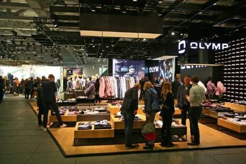 16 01 2018 Berlin Germany GER Messegelände am Funkturm fair PANORAMA Berlin Int l fashion fair Olympus