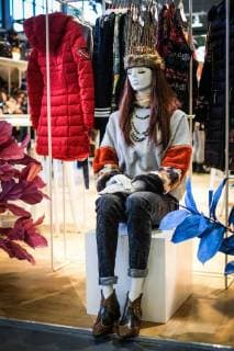 PANORAMIC fashion fair 2018 that PANORAMA in the January 2018 is fashion fair under the motto shaping identities and luring back with a varied design of exhibition halls 1 9 on the fairgrounds at the radio tower in Berlin In the photo booth Desigual Berlin Berlin DEU