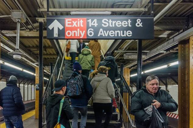 NYC: Man fatally struck at L train subway line Customers at 6 Avenue were asked to evacuate the station while the accident was investigated - A man was fatally struck in the Manhattan bound L train line on January 16, 2018; causing the L train was shut down between Eighth Avenue in Manhattan and Bedford Avenue in Brooklyn for about an hour, according to the MTA. The victim was pronounced dead at the Sixth Avenue L train station in Manhattan around 1:15 p.m., police said. Full service on the L train was restored before 3 p.m., per the MTA. New York New York United States L Train - 6 Avenue Subway Station  ErikxMcGregor