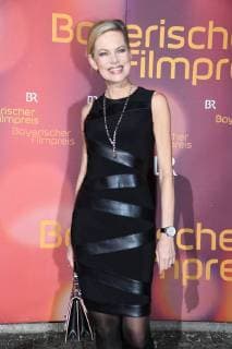 Nina Ruge awarding the BayerischenFilmpreis Prize award ceremony Prinzregententheater Munich 19 January 2018
