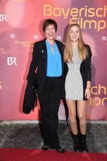 Jule Ronstedt with daughter ceremony of the BayerischenFilmpreis Prize award ceremony Prinzregententheater Munich 19 January 2018