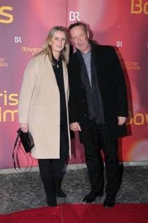 Michael roll Bavarian film prize with wife Claudia Heiss 2016 in the Prinzrengententheater in Munich on 21 01 2017