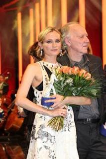 Diane Kruger and Werner Herzog award of the Bavarian Film Prize 2018 in the Prinzrengententheater in Munich on 20 01 2018