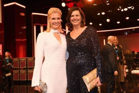Natascha Grün and Ilse Aigner at the Bavarian film award 2018 on November 19 01 2018 in the Prinzregententheater in Munich Bayerischer Filmpreis 2018 in Munich