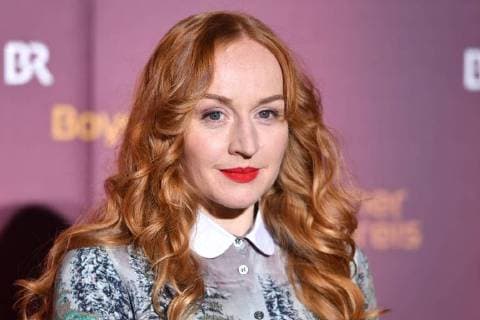 Brigitte HOBMEIER actress frame single subject cut to portrait portrait portrait Bavarian film awards 2018 red carpet red carpet on the 19 01 2018 in the Prince Regent Theatre in Munich
