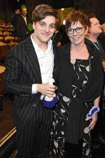 Jonas Dassler and Beate Rüter at the ceremony of the Bavarian film awards 2017 in the Prinzregententheater Munich 19 39 01 2018 Foto:xP.xSchönbergerx xFuturexImage
