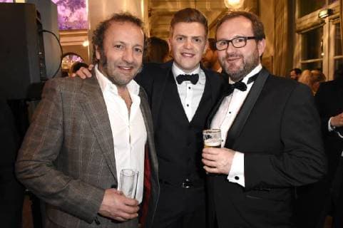 Max Schmidt Ferdinand Hofer and Stefan Betz at the ceremony of the Bavarian film awards 2017 in the Prinzregententheater Munich 19 39 01 2018 Foto:xP.xSchönbergerx xFuturexImage