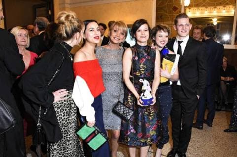 Anna Lena Klenke Gizem Emre Uschi glass Lena Schömann Jella Haase and Max von der Groeben at the ceremony of the Bavarian film awards 2017 in the Prinzregententheater Munich 19 39 01 2018 Foto:xP.xSchönbergerx xFuturexImage