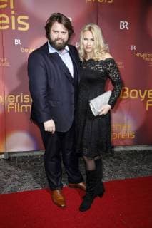 Antoine Monot Jr and his wife Stefanie Sick at the ceremony of the Bavarian film awards 2017 in the Prinzregententheater Munich 19 39 01 2018 Foto:xS.xGabschx xFuturexImage