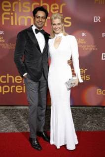 Natascha Grün with friend param Multani at the ceremony of the Bavarian film awards 2017 in the Prinzregententheater Munich 19 39 01 2018 Foto:xS.xGabschx xFuturexImage