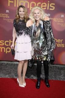 Jytte Merle Böhrnsen and Birgit Bergen at the ceremony of the Bavarian film awards 2017 in the Prinzregententheater Munich 19 39 01 2018 Foto:xS.xGabschx xFuturexImage