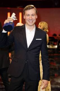David Kross at the ceremony of the Bavarian film awards 2017 in the Prinzregententheater Munich 19 39 01 2018 Foto:xS.xGabschx xFuturexImage