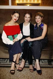 Gizem Emre Paula beer and Jella Haase at the ceremony of the Bavarian film awards 2017 in the Prinzregententheater Munich 19 39 01 2018 Foto:xS.xGabschx xFuturexImage