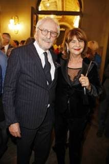 Günther Maria Halmer with wife Claudia Halmer at the ceremony of the Bavarian film awards 2017 in the Prinzregententheater Munich 19 39 01 2018 Foto:xS.xGabschx xFuturexImage