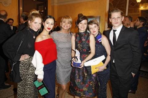 Anna Lena Klenke Gizem Emre Uschi glass Lena Schömann Jella Haase and Maximilian von der Groeben at the ceremony of the Bavarian film awards 2017 in the Prinzregententheater Munich 19 39 01 2018 Foto:xS.xGabschx xFuturexImage