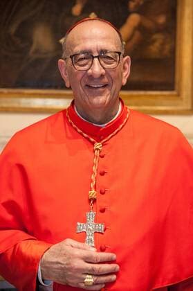 NO FRANCE - NO SWITZERLAND: January 21, 2018 : Card. Juan Jose Omella Omella, Archbishop of Barcelona (Spain), poses during his taking possession of the title of Holy Cross in Jerusalem, in Rome.  Copyright: xÂ©MASSIMILIANOxMIGLIORATO CPPx x xCatholicxPressxPhotox