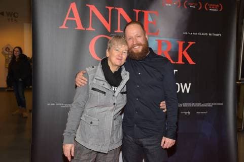 Anne Clark Claus Withopf Director a documentary about the singer I ll walk out into tomorrow at the cinema of the Kulturbrauerei Berlin at the 2401 2018