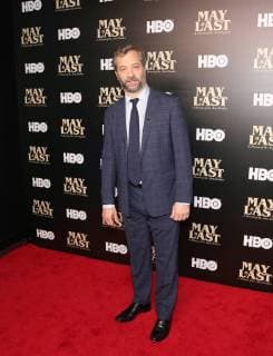 Judd Apatow arrives on the red carpet at HBO s May It Last: A Portrait of The Avett Brothers NYC premiere on January 24, 2018 in New York City.  NYP20180124309 SERENAxXU-NING