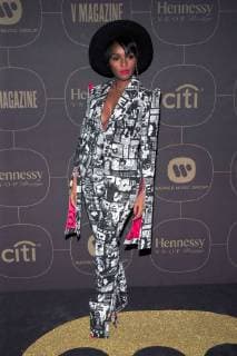 NEW YORK, NY - JANUARY 25: Janelle Monae at the Warner Music Group Pre Grammy Celebration at The Grill The Pool in New York City on January 25, 2018. Copyright: xJohnxPalmerx