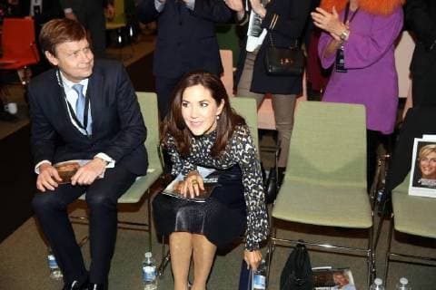 26-01-2018 Denmark Princess Mary during the Women s Board Award 2018 in Denmark. Women s Board Award was first awarded in Denmark in 2014 and the purpose of the prize is to create greater diversity in the top of Danish business and support the process of increasing the proportion of women in Danish boards of directors  Copyright: xxPPE xHildebrandtx