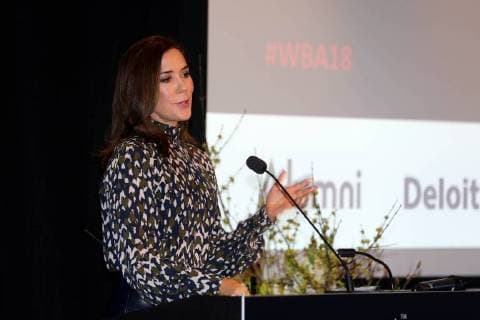 26-01-2018 Denmark Princess Mary during the Women s Board Award 2018 in Denmark. Women s Board Award was first awarded in Denmark in 2014 and the purpose of the prize is to create greater diversity in the top of Danish business and support the process of increasing the proportion of women in Danish boards of directors  Copyright: xxPPE xHildebrandtx